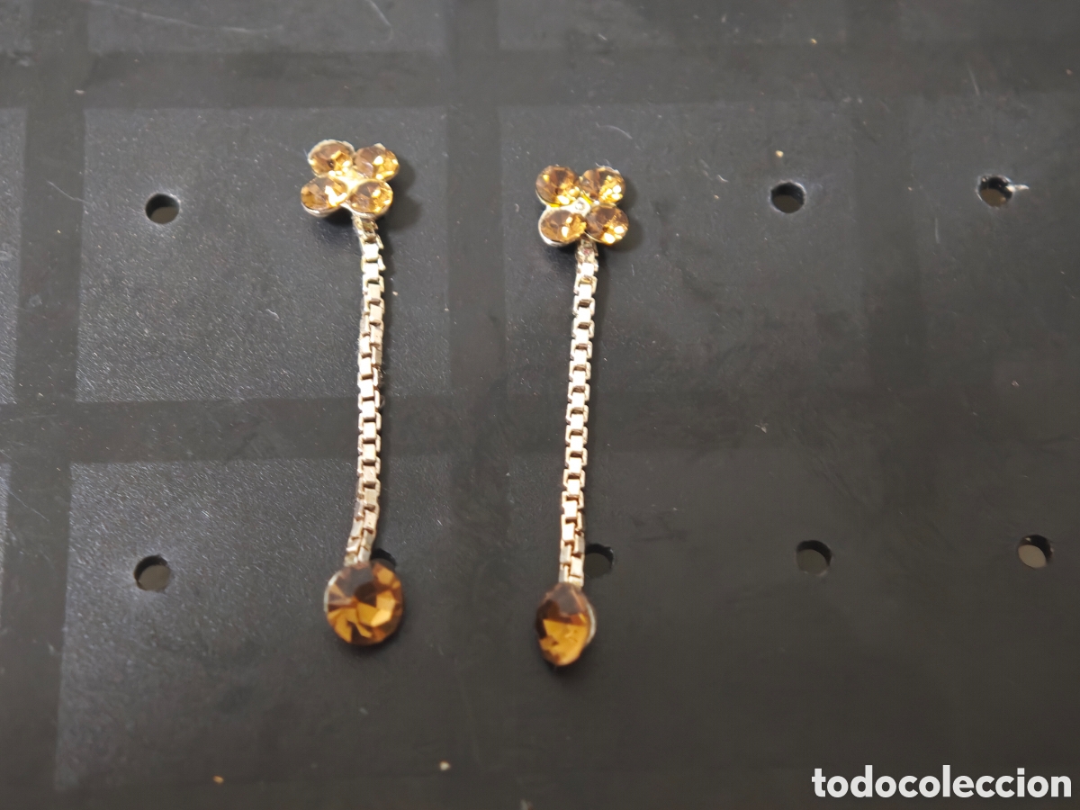 Joyeria: Pendientes de plata de ley y cristales de colores - Foto 3