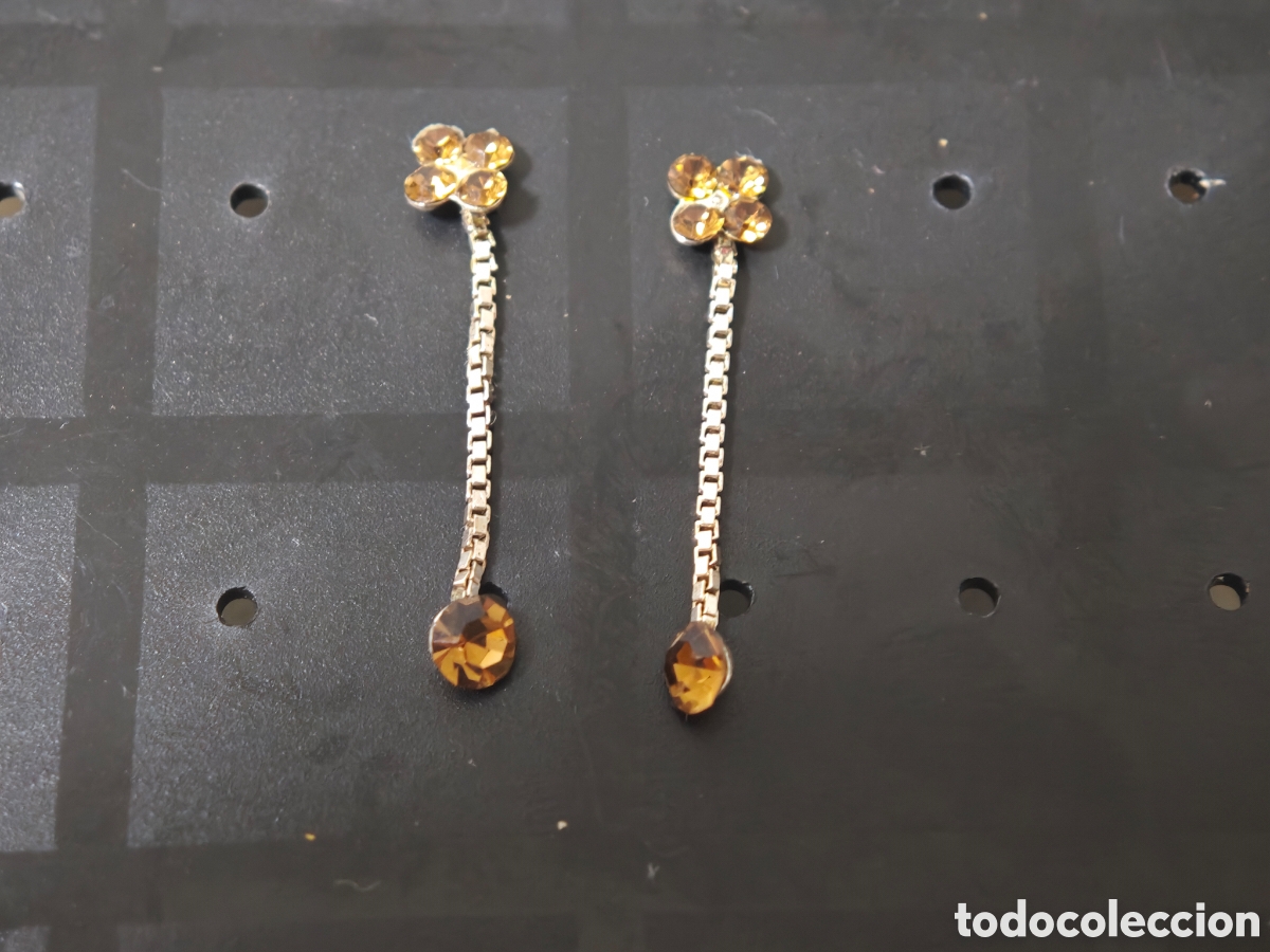 Joyeria: Pendientes de plata de ley y cristales de colores - Foto 1