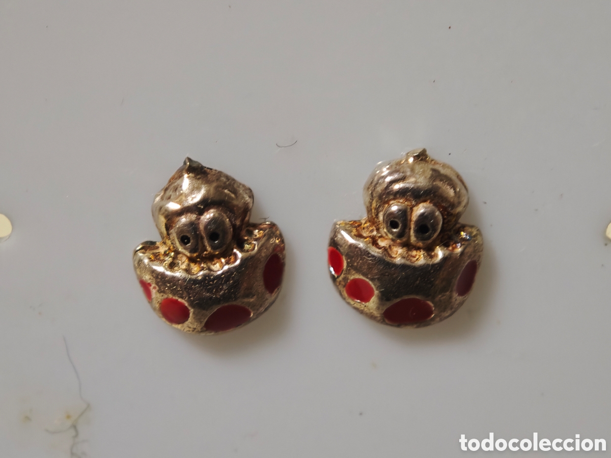 Joyeria: PENDIENTES DE PLATA DE LEY Y ESMALTE - Foto 2