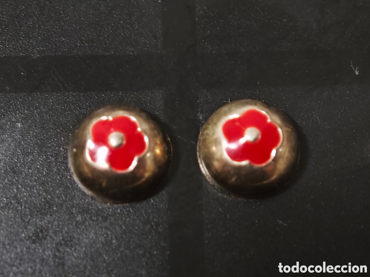 Joyeria: PENDIENTES DE PLATA DE LEY Y ESMALTE - Foto 2