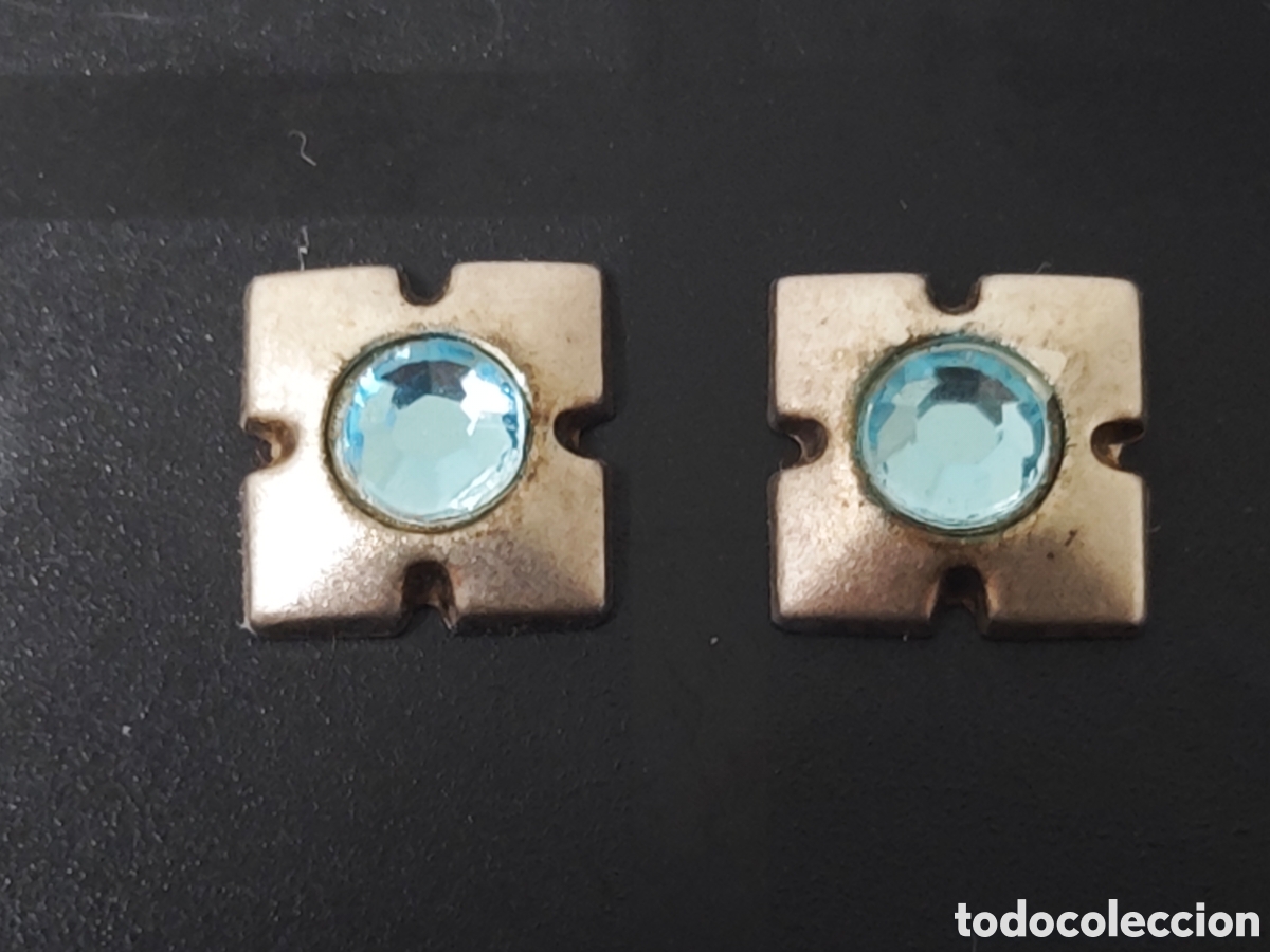 Joyeria: PENDIENTES DE PLATA DE LEY Y PIEDRAS AZUL - Foto 2