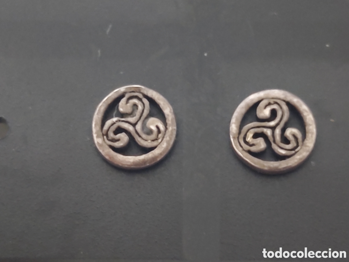 Joyeria: PENDIENTES DE PLATA DE LEY LABURU - Foto 2