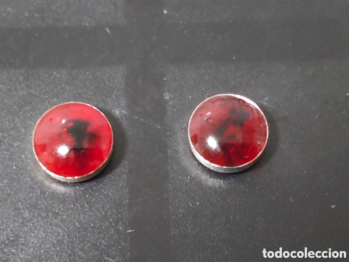 Joyeria: PENDIENTES DE PLATA DE LEY Y PIEDRAS DE COLORES - Foto 2
