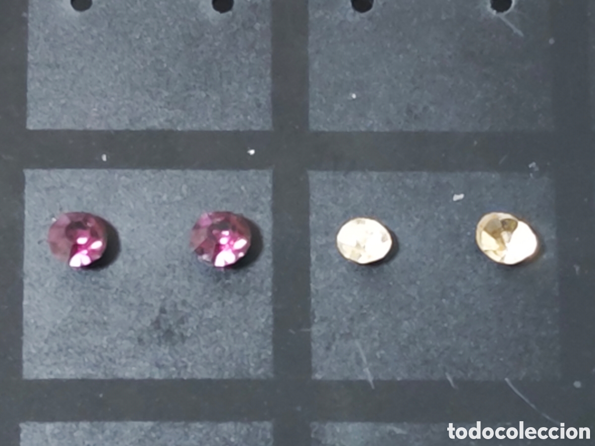 Joyeria: 2 PARES DE PENDIENTES DE PLATA DE LEY - Foto 1