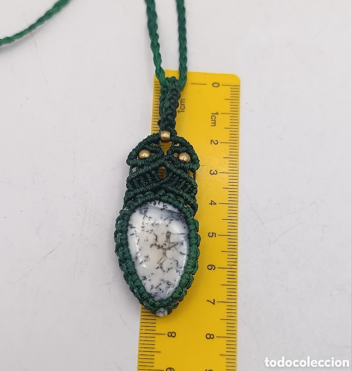 Joyeria: Collar de Macram&eacute; con &Aacute;gata Dendr&iacute;tica - Foto 5