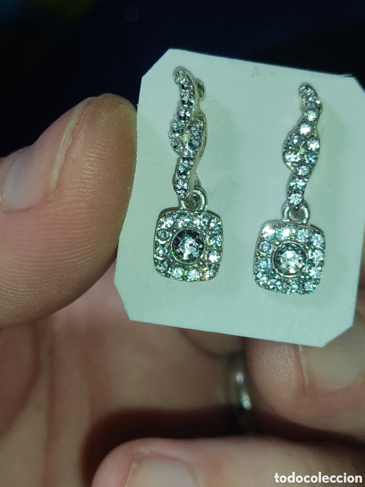 Joyeria: Bonitos pendientes de strass. - Foto 5