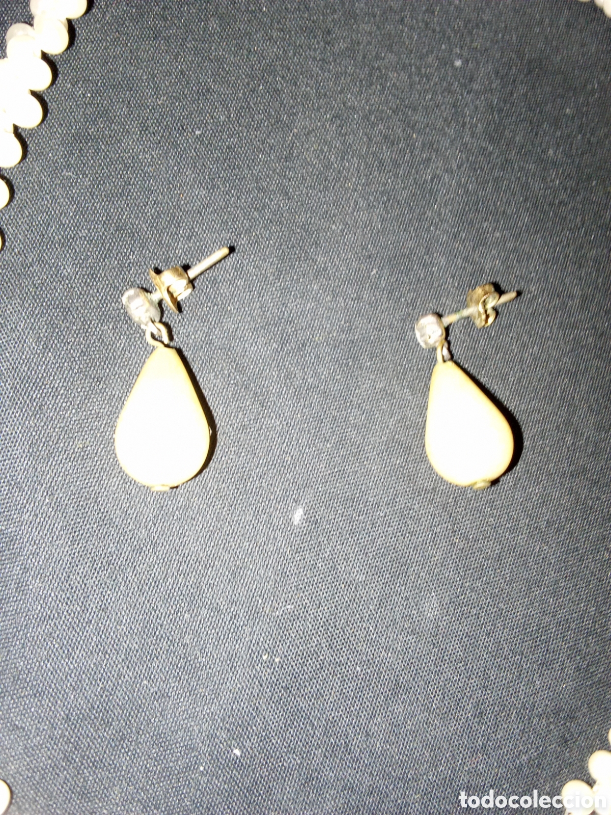 Joyeria: BONITO COLLAR ANTIGUO DE PERLAS TRABAJADO NUEVO - Foto 3