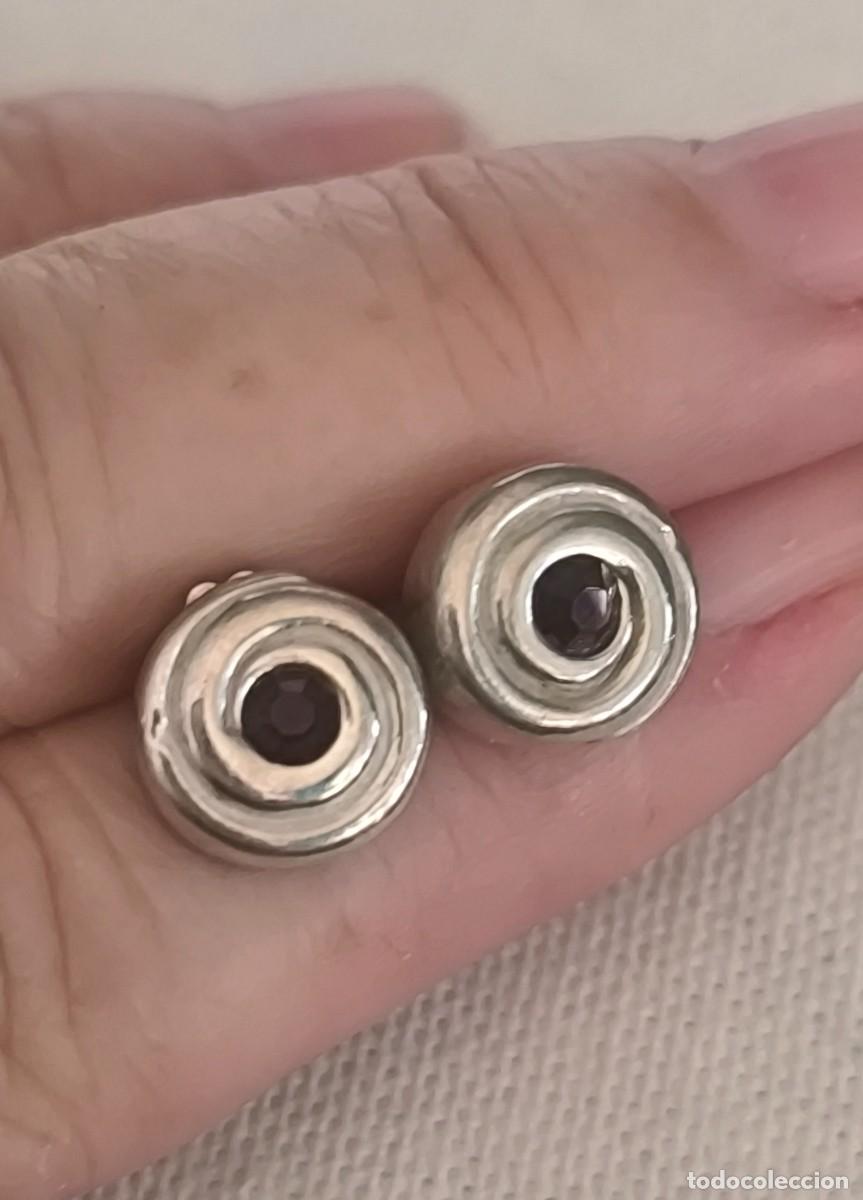 Joyeria: Vendo pendientes de plata 925 y piedra granate - Foto 6