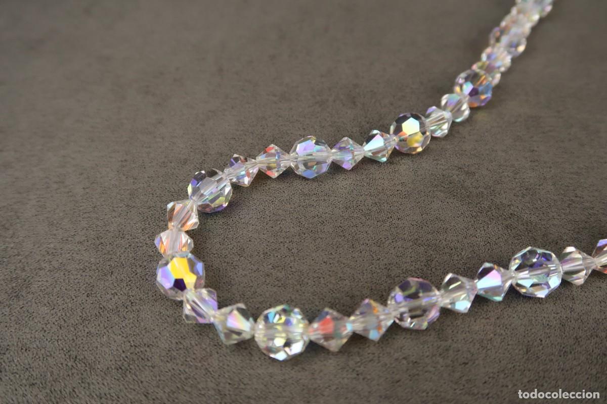 Joyeria: Antiguo Collar de Cristal de Bohemia - Foto 3