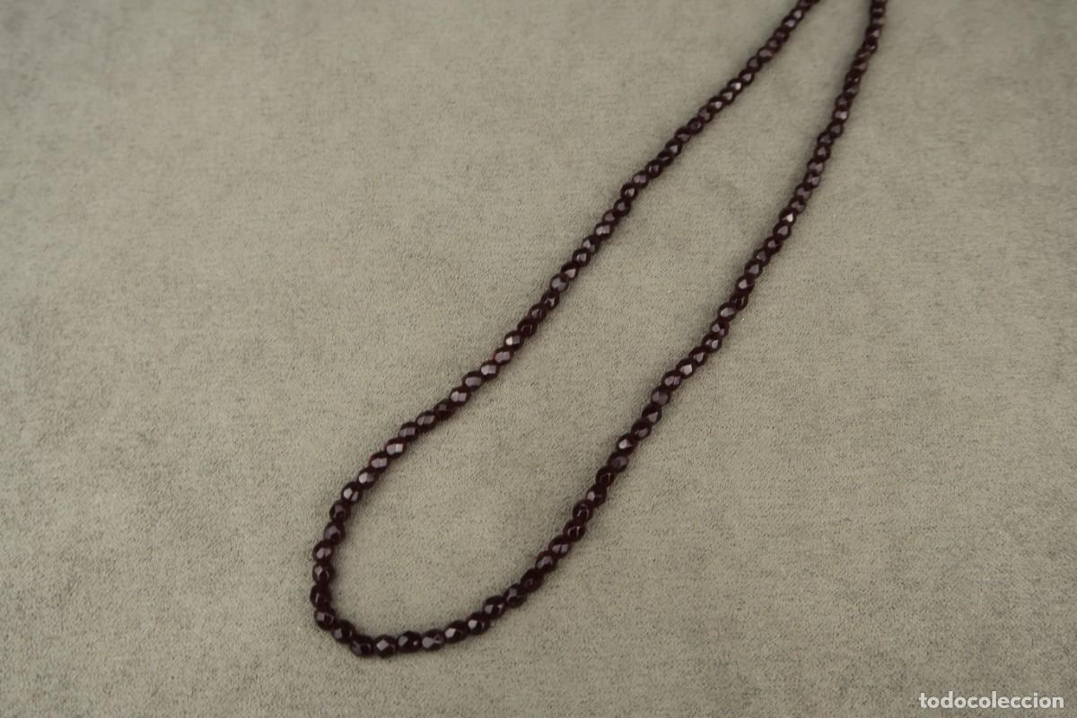Joyeria: Antiguo Collar de Granate Facetado - Foto 2