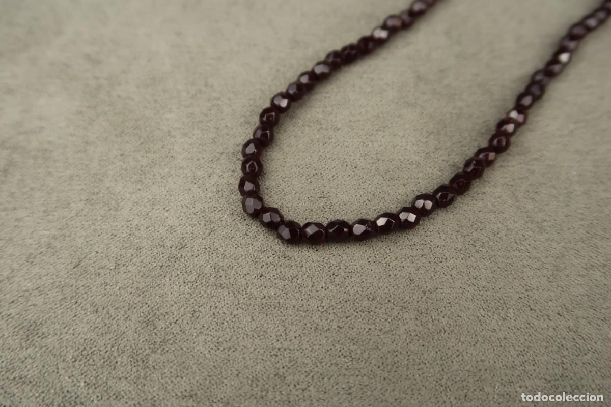 Joyeria: Antiguo Collar de Granate Facetado - Foto 3