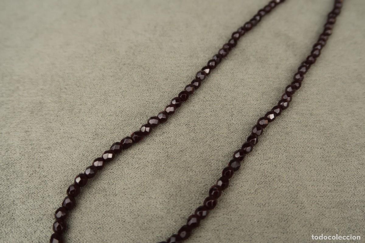 Joyeria: Antiguo Collar de Granate Facetado - Foto 4