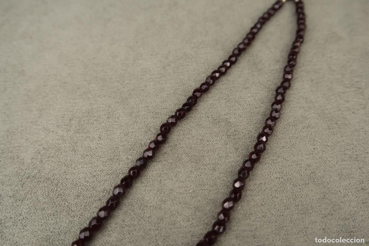 Joyeria: Antiguo Collar de Granate Facetado - Foto 5