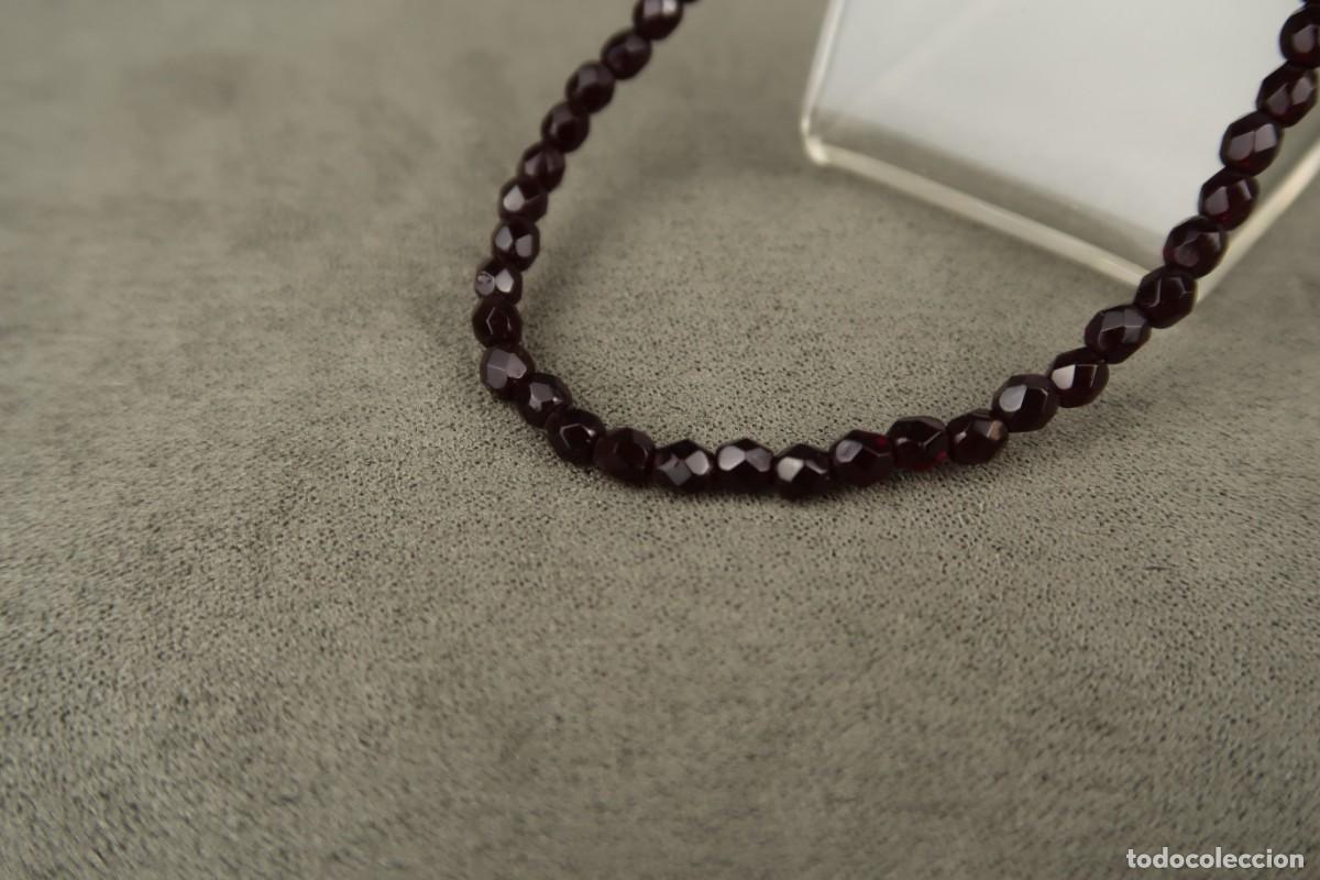 Joyeria: Antiguo Collar de Granate Facetado - Foto 9
