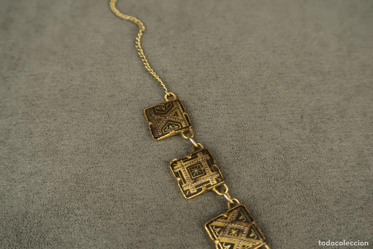 Joyeria: Antiguo Collar Damasquinado - Foto 5