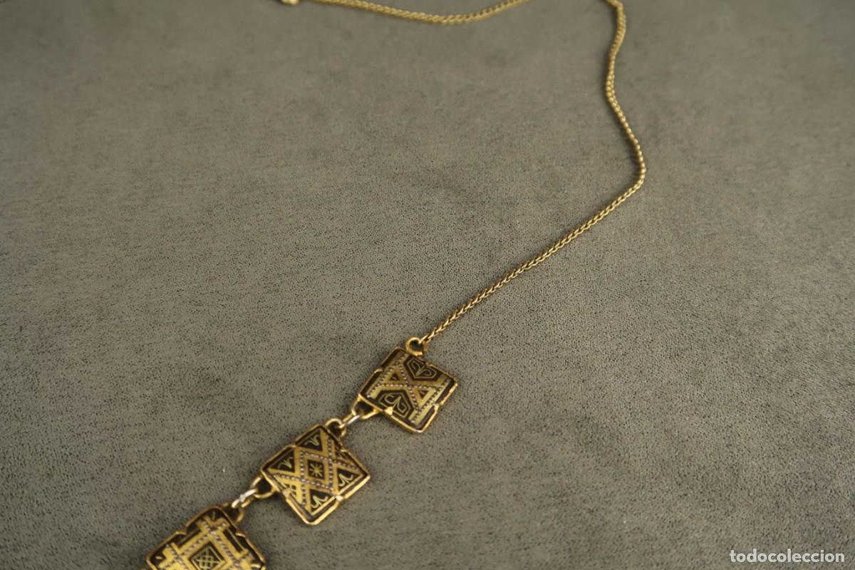 Joyeria: Antiguo Collar Damasquinado - Foto 7