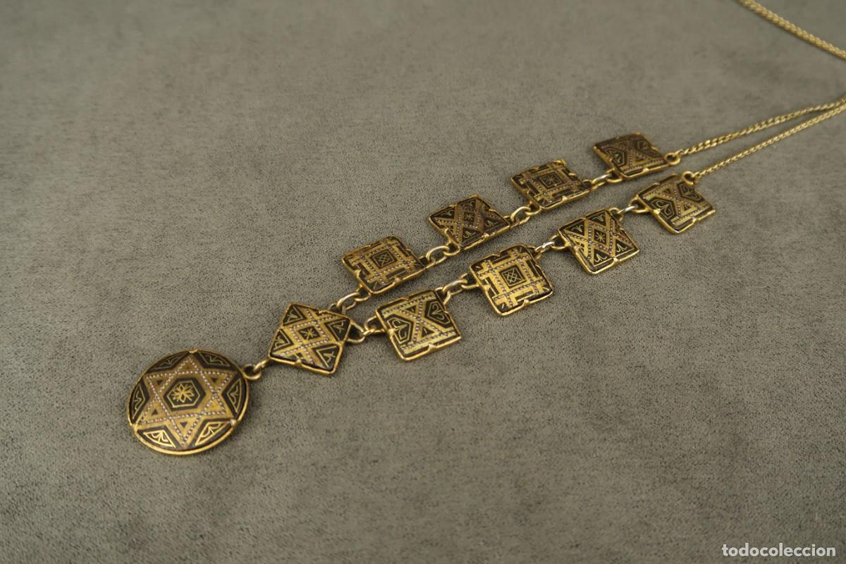 Joyeria: Antiguo Collar Damasquinado - Foto 10