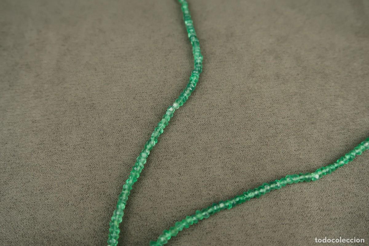 Joyeria: Antiguo Collar de Cristal Facetado - Foto 4