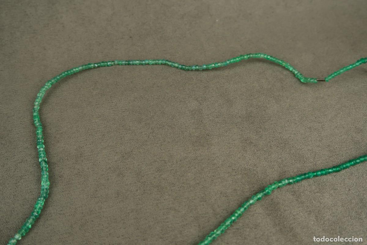 Joyeria: Antiguo Collar de Cristal Facetado - Foto 5