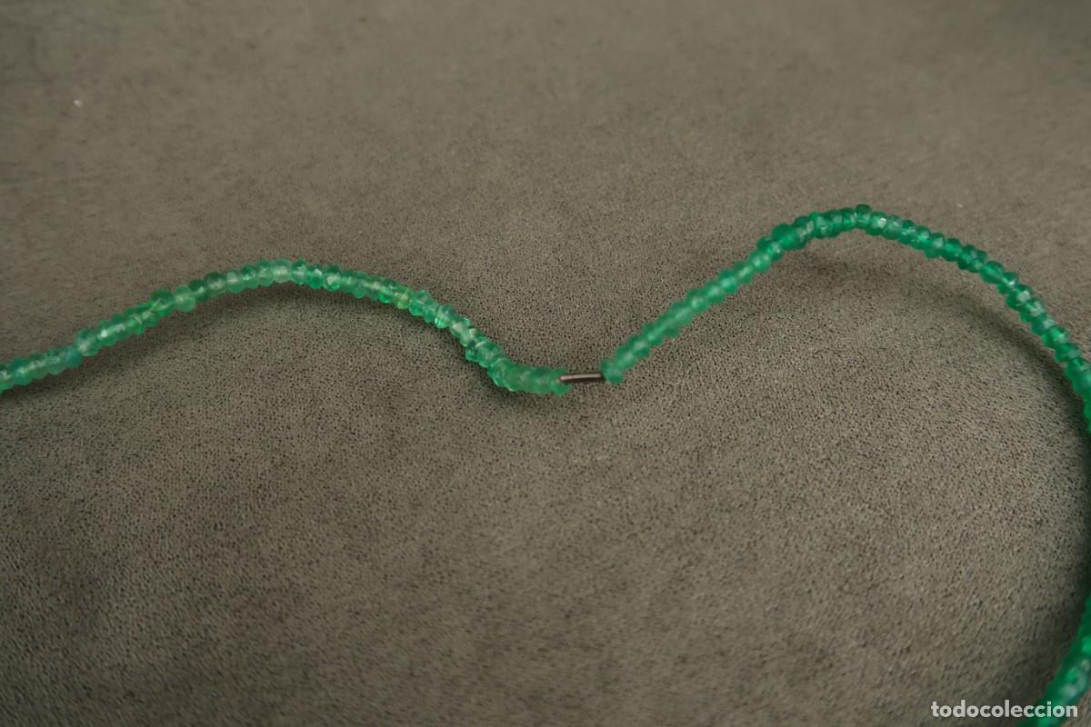 Joyeria: Antiguo Collar de Cristal Facetado - Foto 6