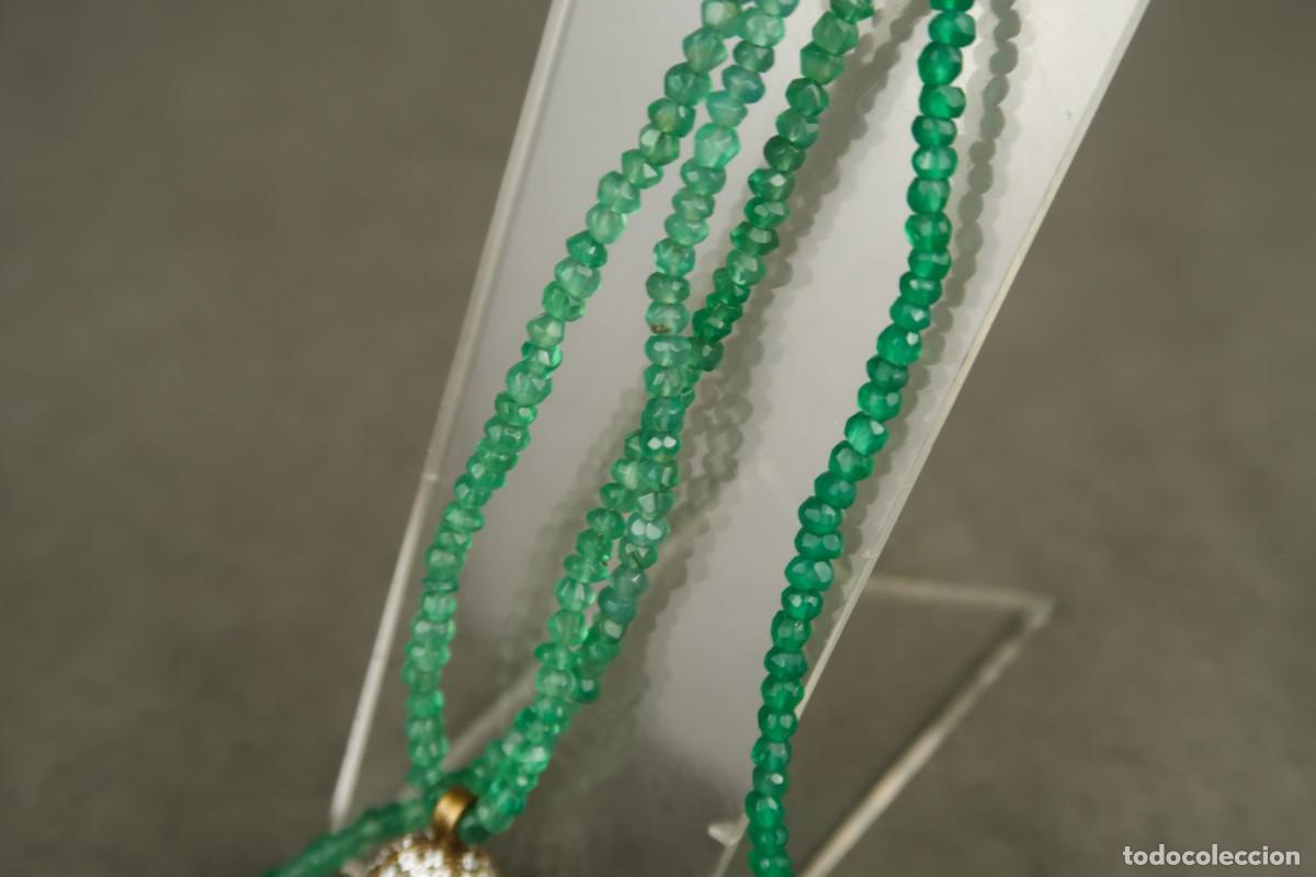 Joyeria: Antiguo Collar de Cristal Facetado - Foto 14