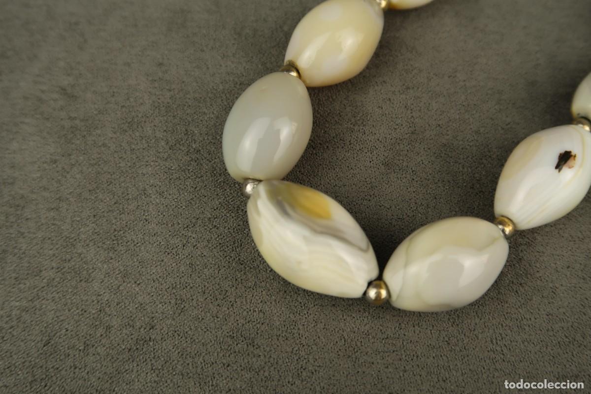 Joyeria: Antiguo Collar de &Aacute;gata - Foto 4