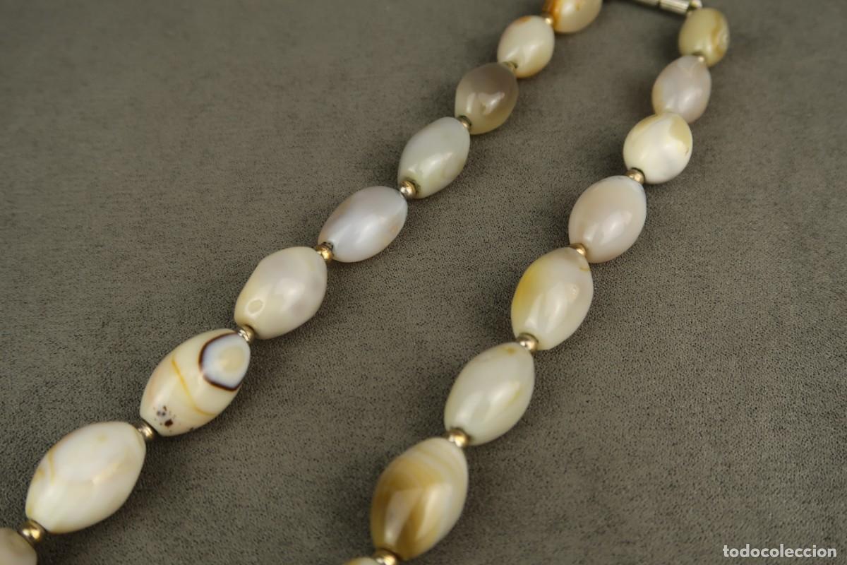 Joyeria: Antiguo Collar de &Aacute;gata - Foto 7