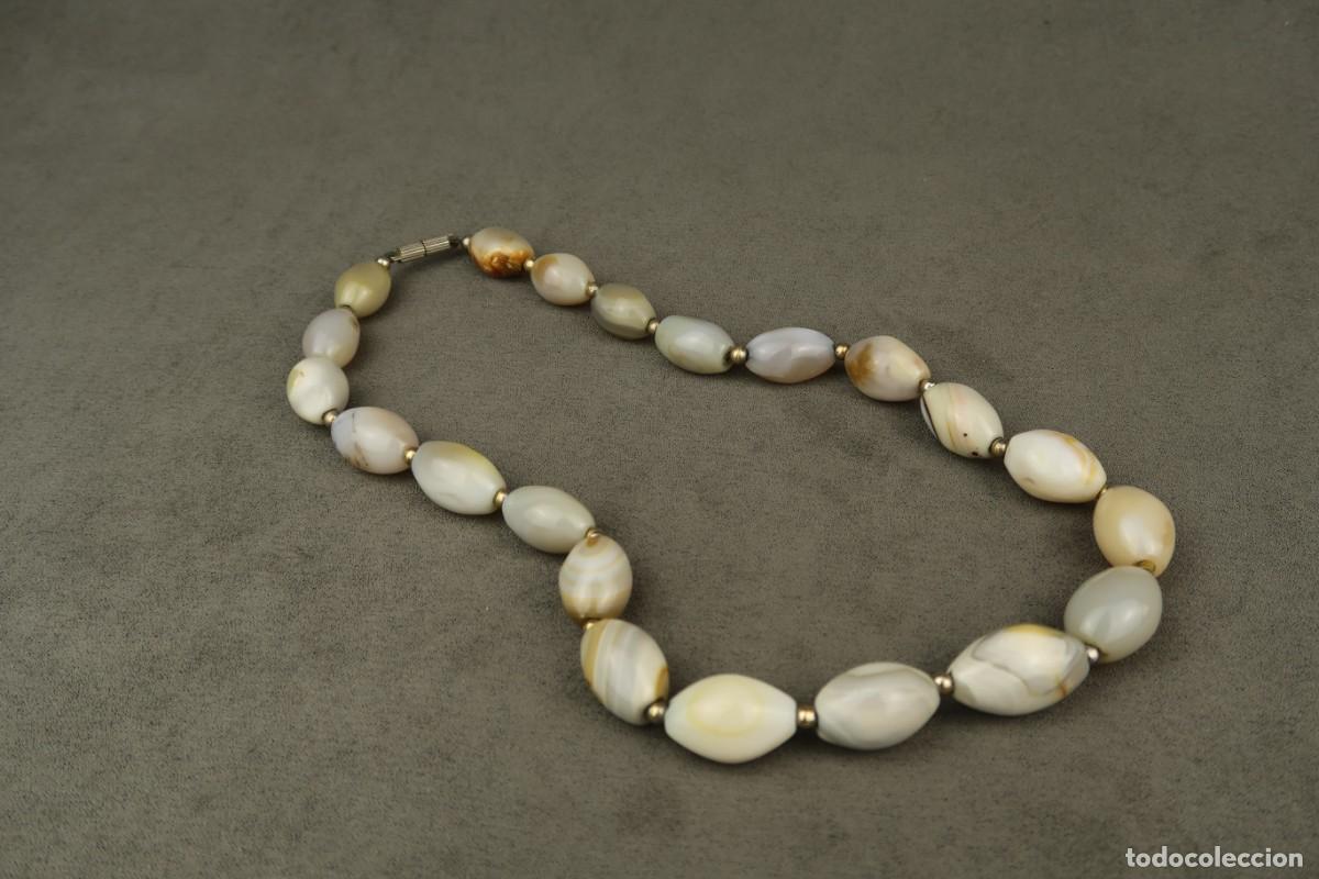 Joyeria: Antiguo Collar de &Aacute;gata - Foto 10