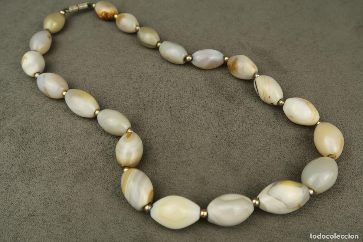Joyeria: Antiguo Collar de &Aacute;gata - Foto 12