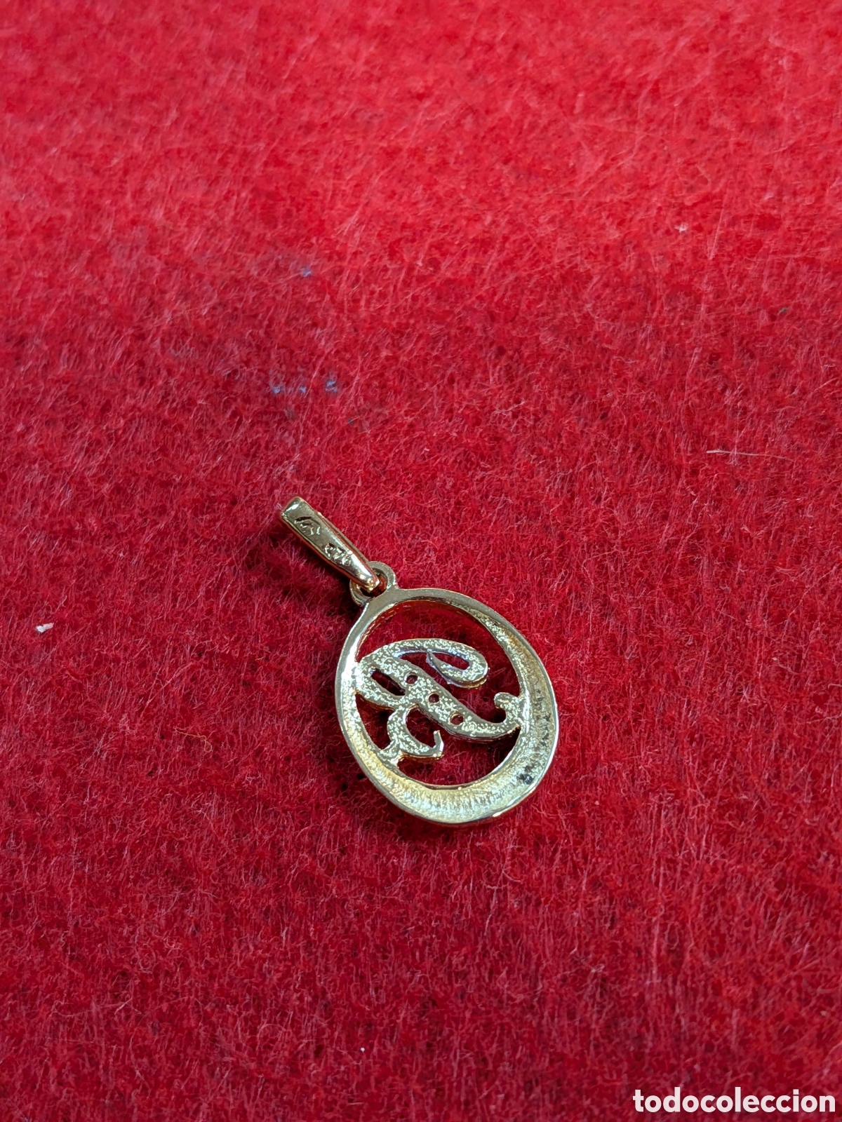 Joyeria: Colgante en plata sobredorada 925, letra B. REF-6543 - Foto 2