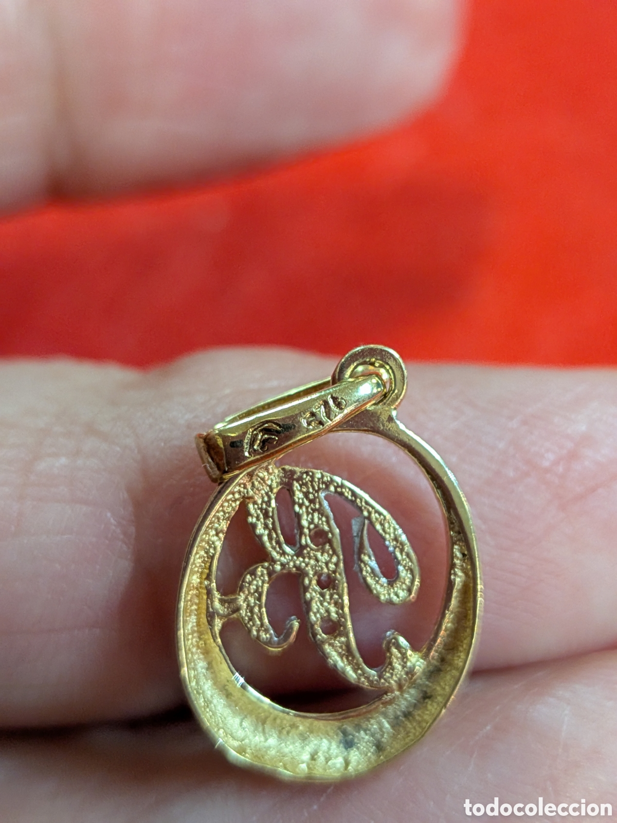 Joyeria: Colgante en plata sobredorada 925, letra B. REF-6543 - Foto 4