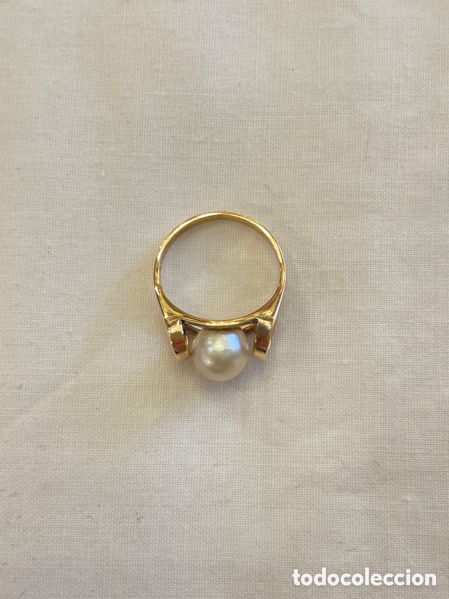 Joyeria: Anillo oro 18K y perla natural - Foto 4