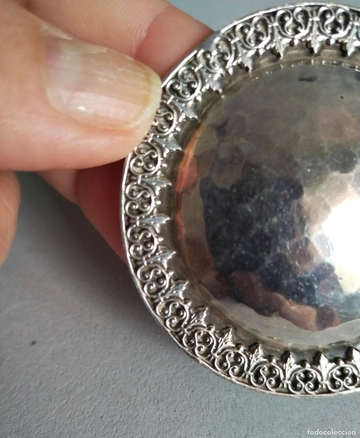 Joyeria: Antiguo broche plateado. - Foto 4