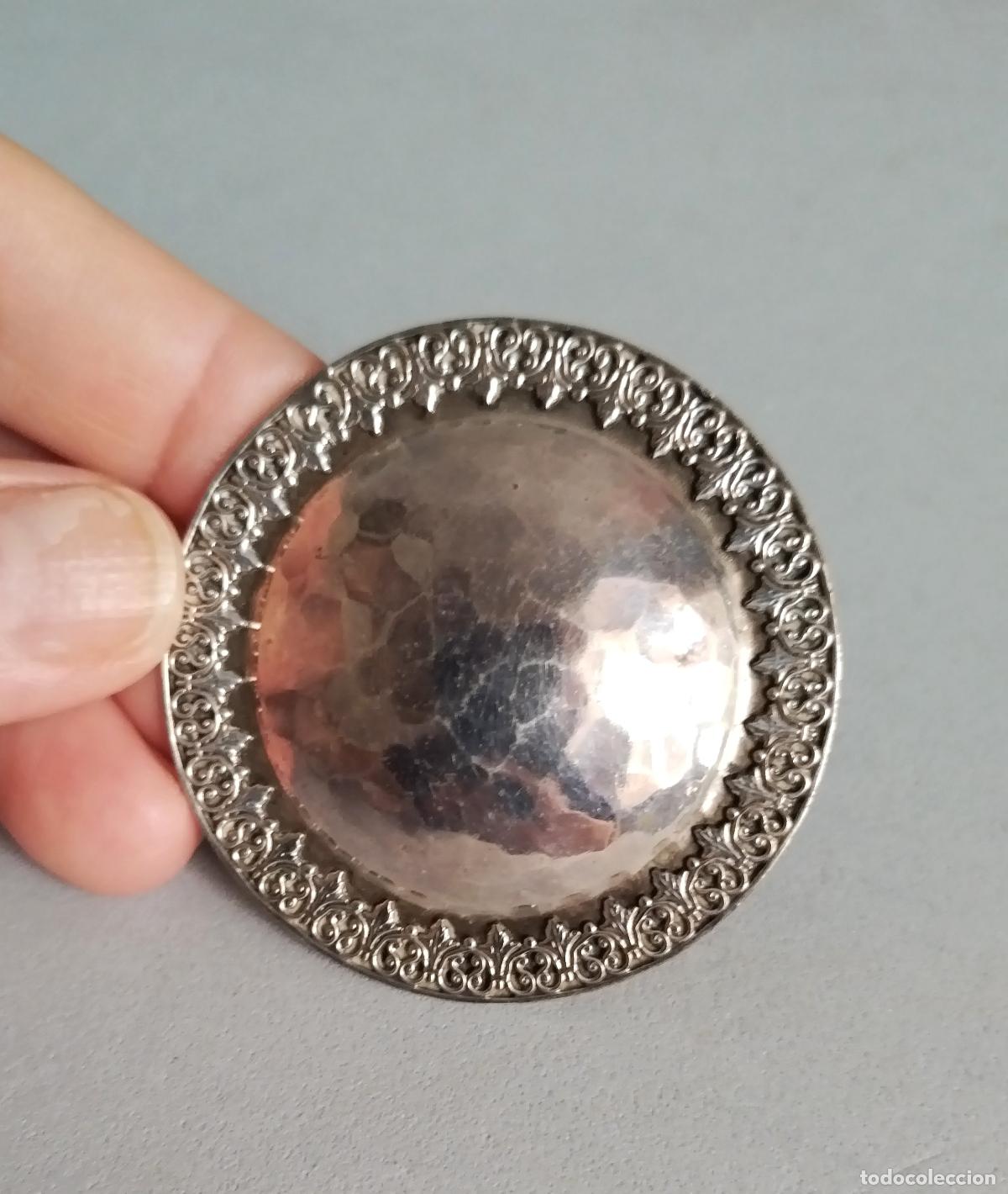 Joyeria: Antiguo broche plateado. - Foto 6
