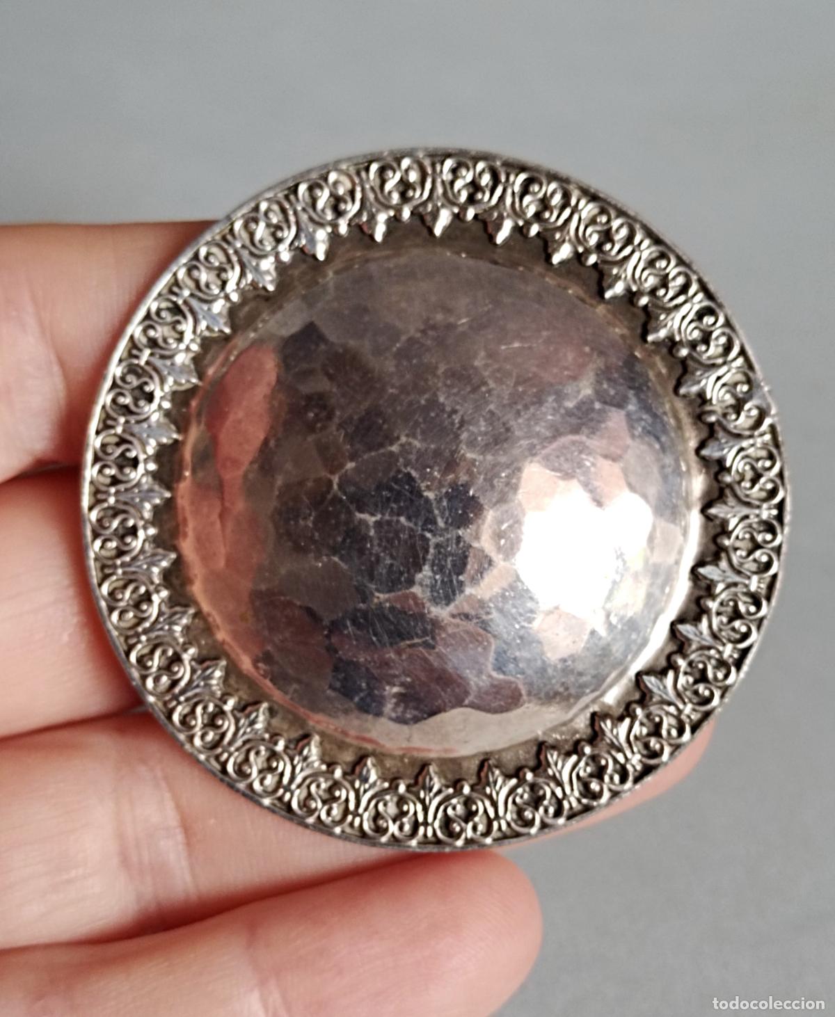 Joyeria: Antiguo broche plateado. - Foto 1