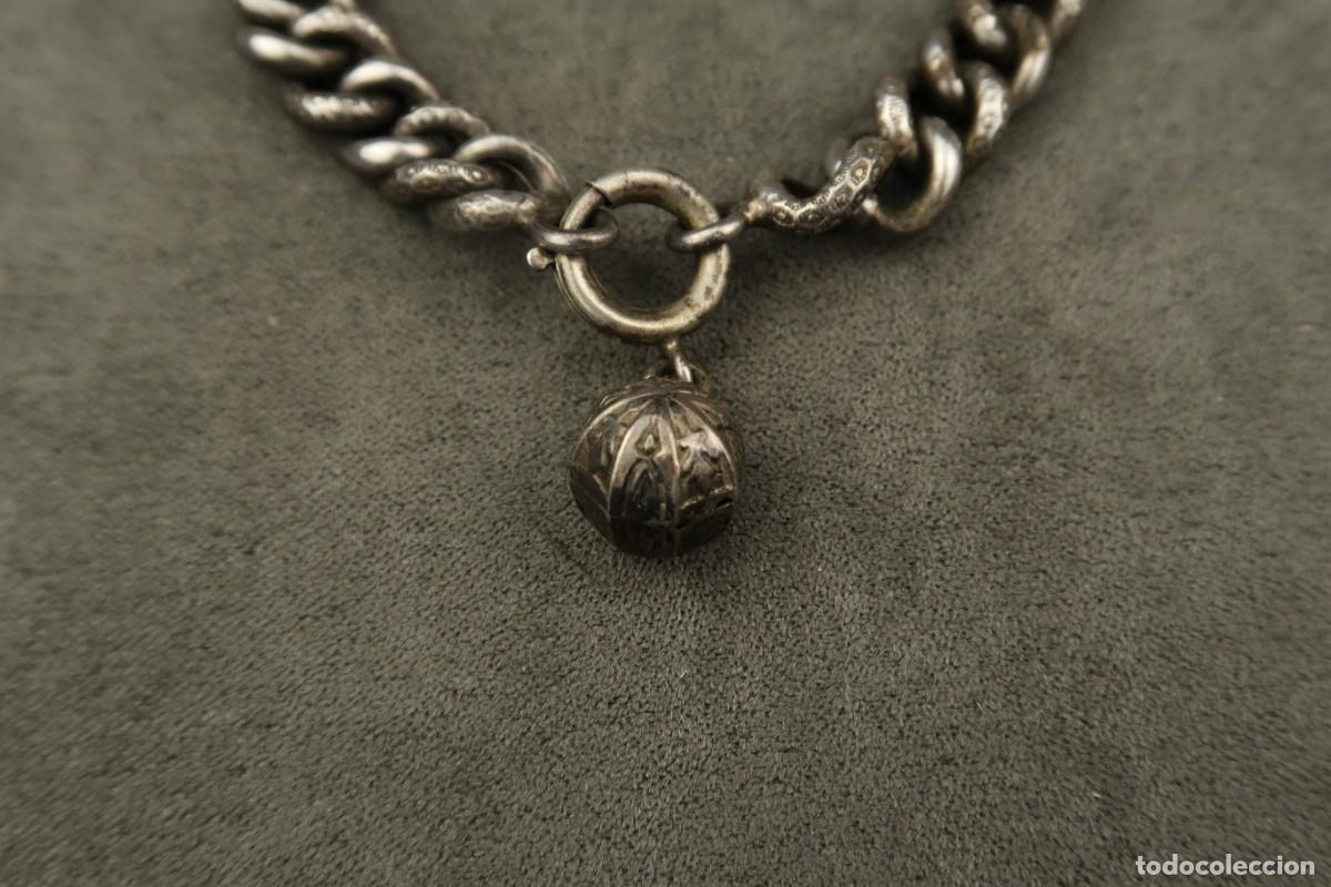 Joyeria: Antigua Pulsera de Plata - Foto 3