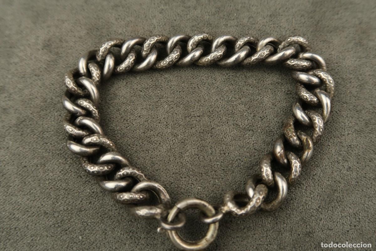 Joyeria: Antigua Pulsera de Plata - Foto 5