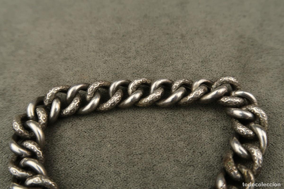 Joyeria: Antigua Pulsera de Plata - Foto 7