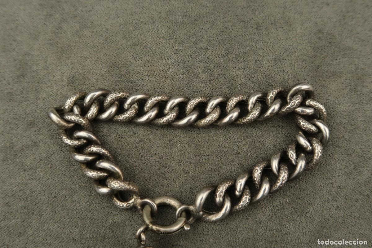Joyeria: Antigua Pulsera de Plata - Foto 10