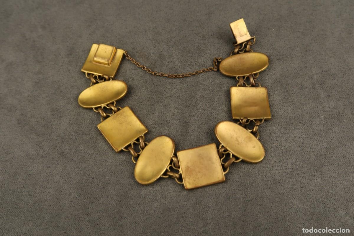 Joyeria: Antigua Pulsera Damasquinada - Foto 13