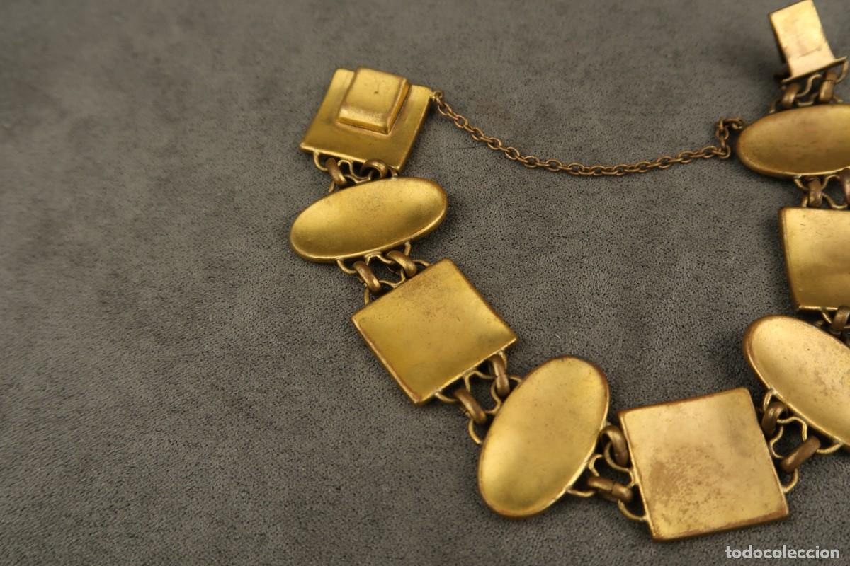 Joyeria: Antigua Pulsera Damasquinada - Foto 14