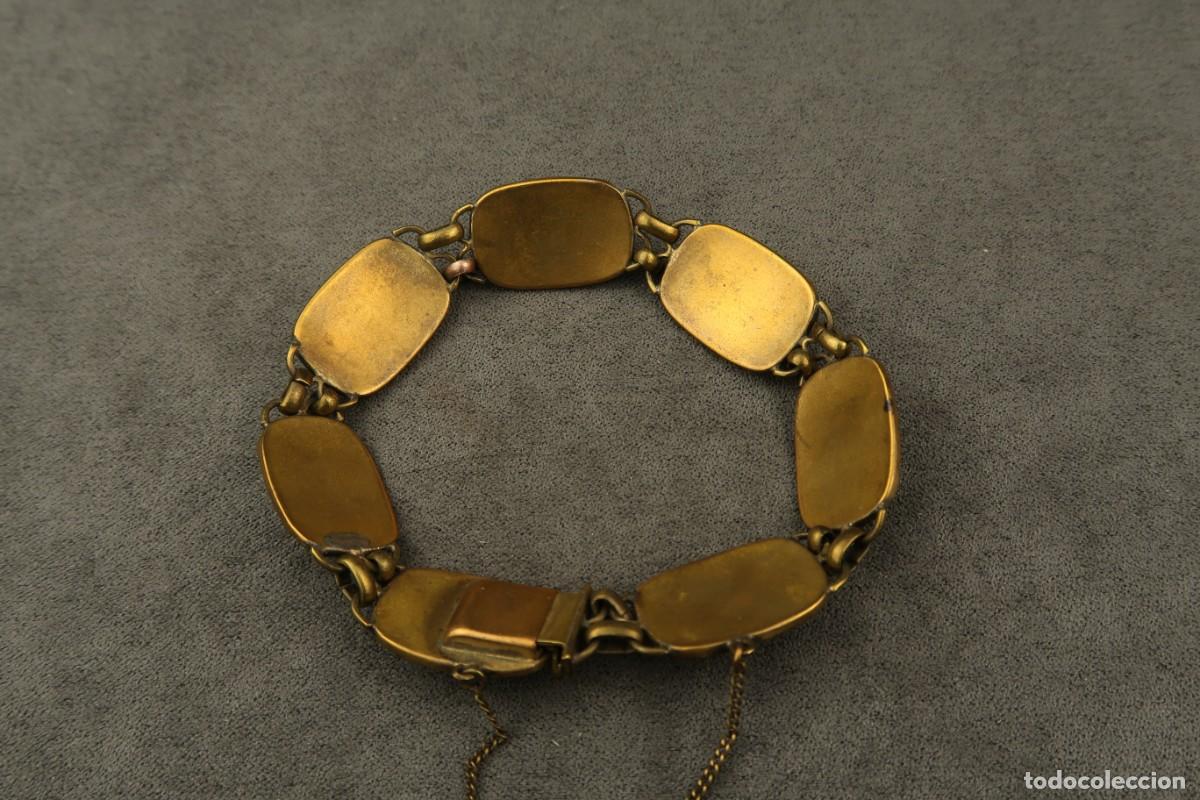 Joyeria: Antigua Pulsera Damasquinada - Foto 7