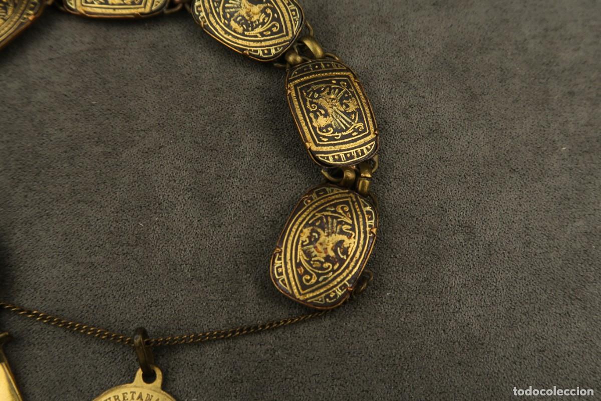 Joyeria: Antigua Pulsera Damasquinada - Foto 12