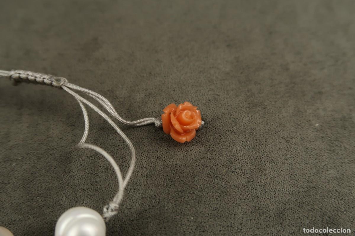Joyeria: Antigua Pulsera Coral y Perlas - Foto 7