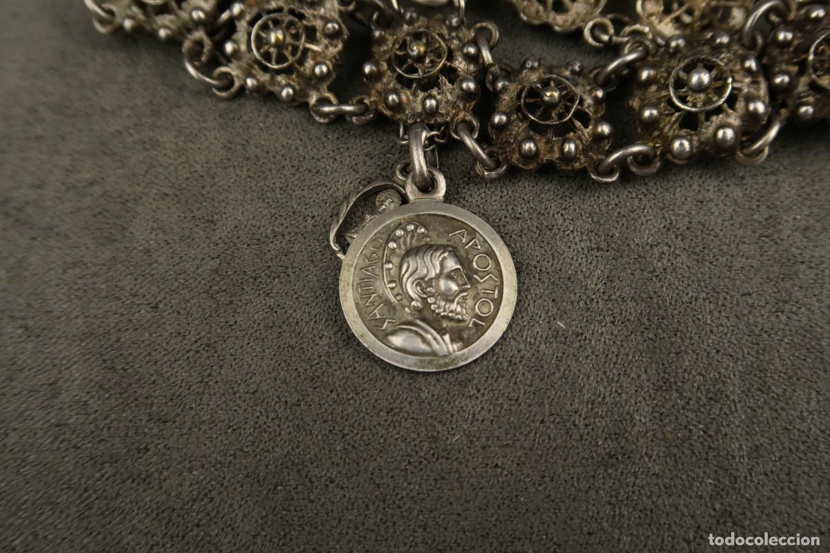 Joyeria: Antigua Pulsera de Plata Charro - Foto 2