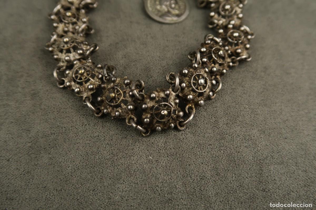 Joyeria: Antigua Pulsera de Plata Charro - Foto 10