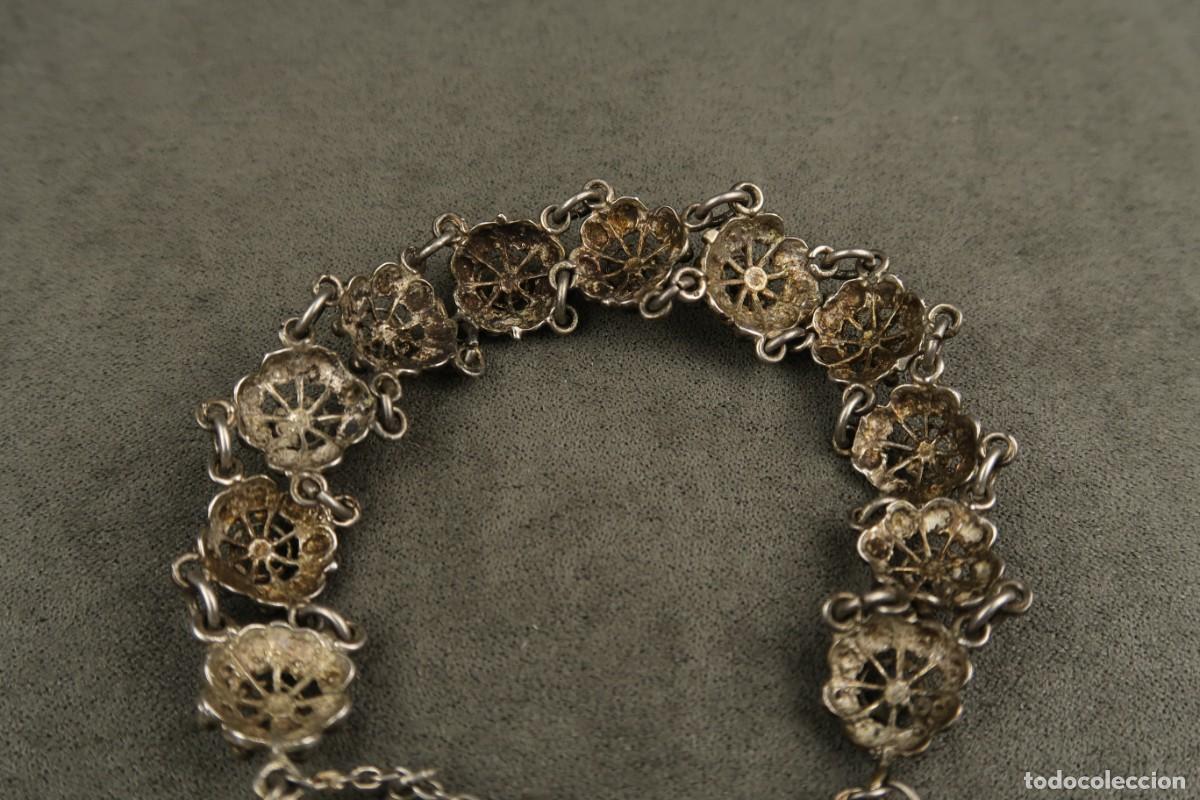 Joyeria: Antigua Pulsera de Plata Charro - Foto 16