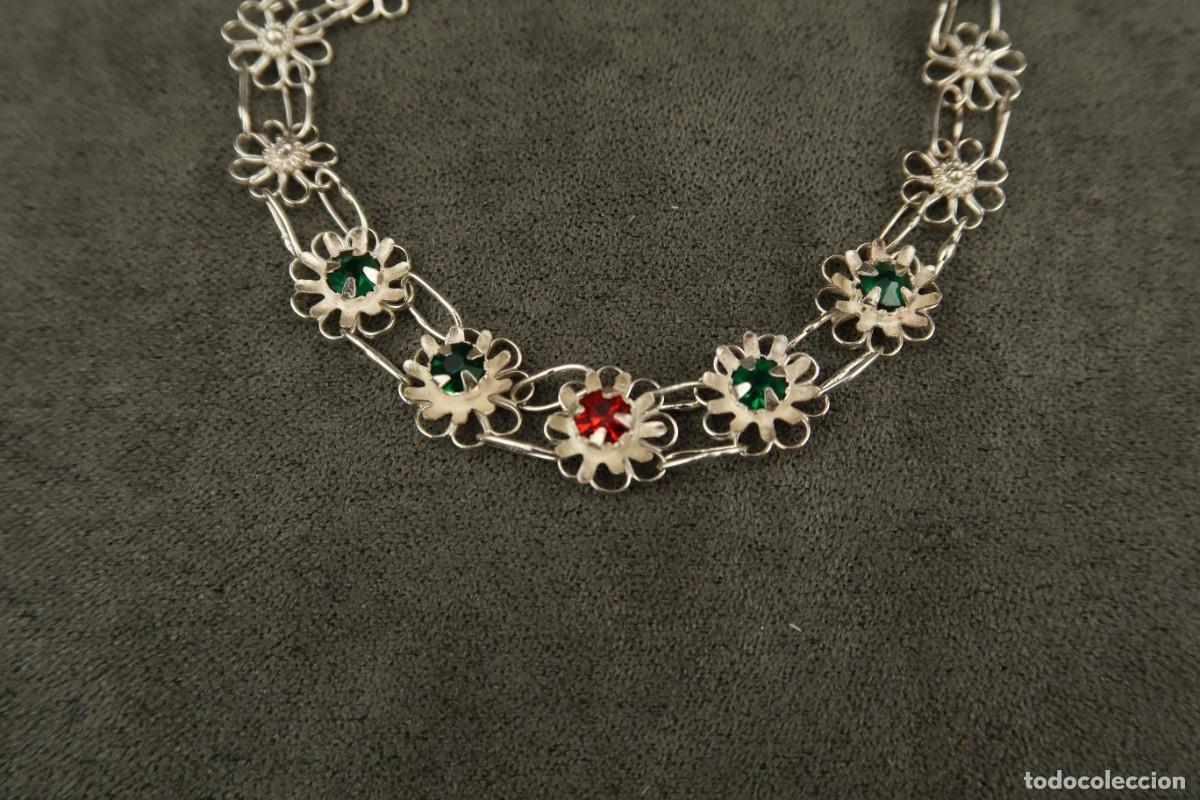 Joyeria: Antigua Pulsera Filigrana de Plata - Foto 2