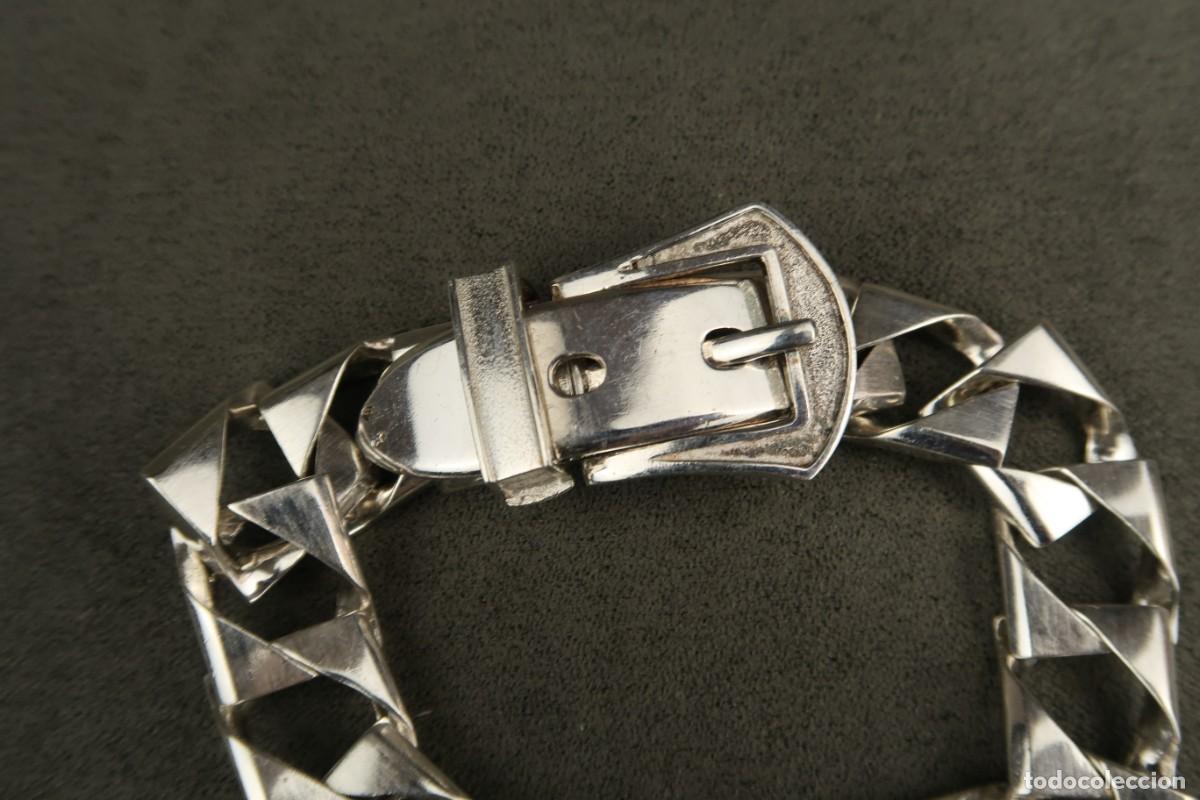 Joyeria: Antigua Pulsera de Plata - Foto 2