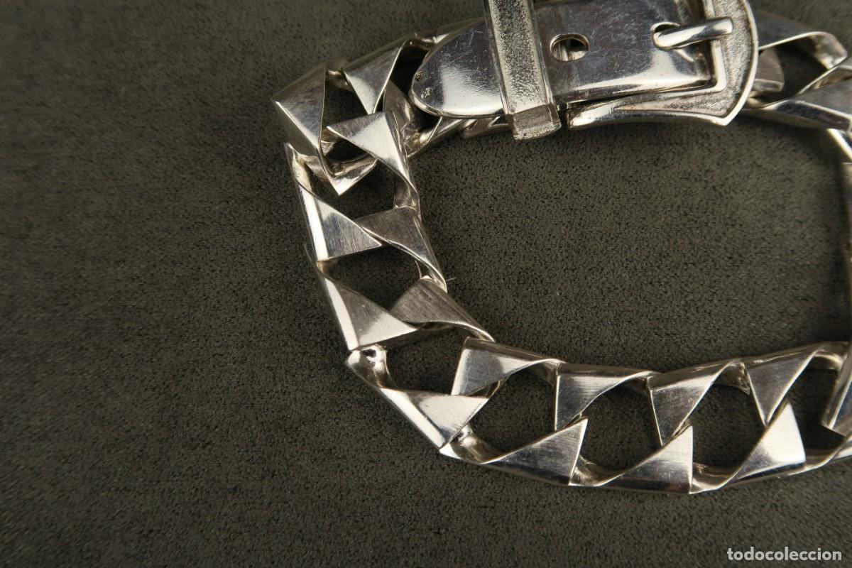 Joyeria: Antigua Pulsera de Plata - Foto 3